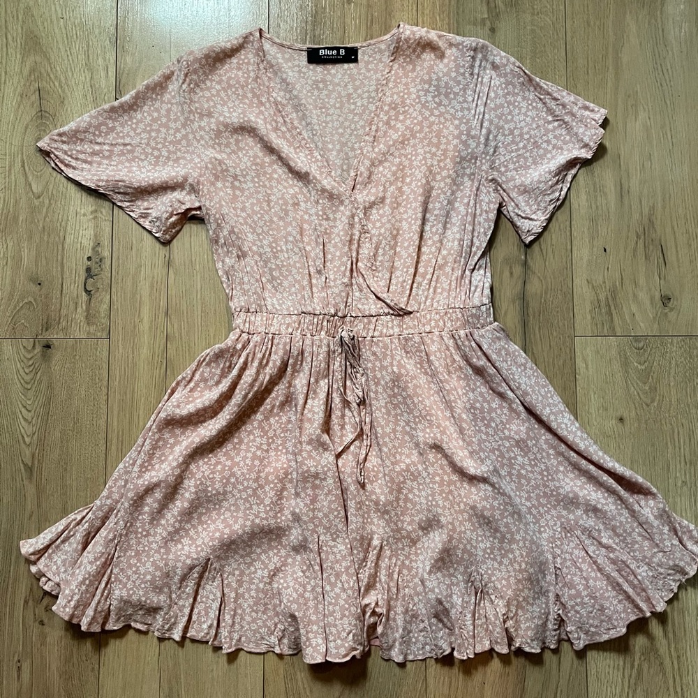 Blush Pink Mini Dress